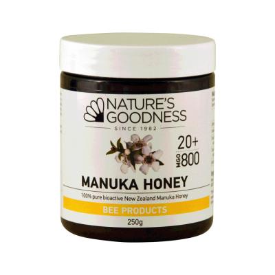 Nature's Goodness Manuka Honey (100% Pure Bioactive NZ) MGO 800 250g